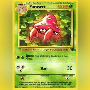 Parasect 41/64 Jungle 1999 WOTC Pokémon Card